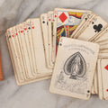 Lot 017 - Antique "Sportsman's Playing Cards" Deck By The Russell & Morgan Printing Co., Cincinnati, With Original Orange Box, 52 Cards Counted, No Jokers, Fish Head Backs