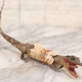 Lot 031 - Vintage Taxidermy Baby Alligator, Florida Gift Shop Souvenir, St. Augustine, Note Poor Condition, 12" L
