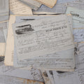 Lot 042 - Extensive Discovery Lot Of 100+ Antique Railroad Receipts & Waybills On Silas Pierce & Co. Printed Letterhead, Mostly New England Railroads Including Boston & Worcester & Western Railroad Corp., 1850s–1870s