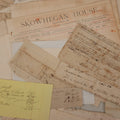 Lot 045 - Discovery Grouping Of 50+ Pieces Of Antique Handwritten & Printed Ephemera, Including Skowhegan House Maine Hotel Ledger Page, Bryan Miner & Reed Wholesale Grocers Billhead, With Checks, Letters & Receipts