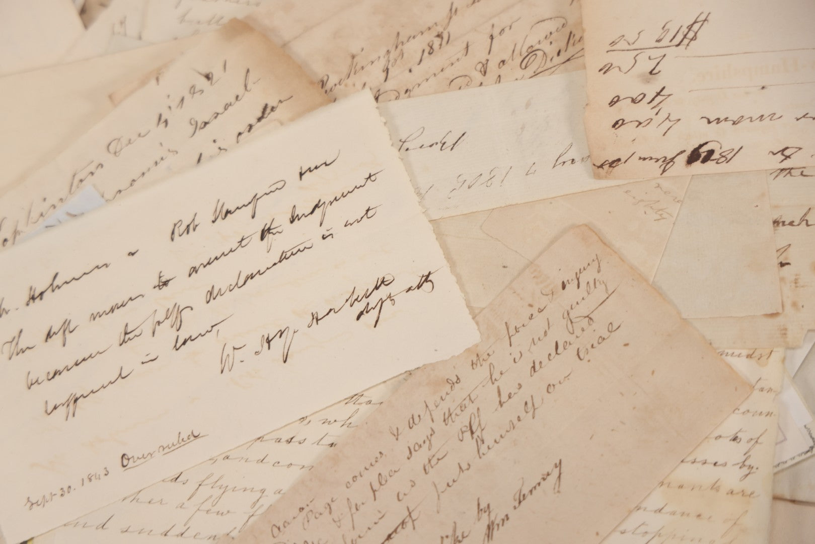 Lot 045 - Discovery Grouping Of 50+ Pieces Of Antique Handwritten & Printed Ephemera, Including Skowhegan House Maine Hotel Ledger Page, Bryan Miner & Reed Wholesale Grocers Billhead, With Checks, Letters & Receipts