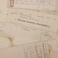 Lot 046 - Discovery Grouping Of 20+ Pieces Of Antique Handwritten & Printed Ephemera, Including New Hampshire Sheriff's Warrants, Wiggins & Williams General Insurance Document, Fairview Cemetery Association Receipt & Personal Mortgages