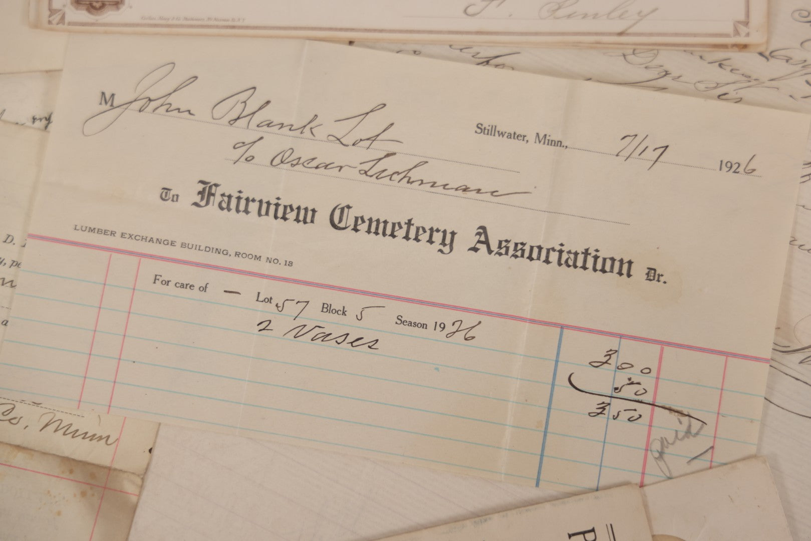Lot 046 - Discovery Grouping Of 20+ Pieces Of Antique Handwritten & Printed Ephemera, Including New Hampshire Sheriff's Warrants, Wiggins & Williams General Insurance Document, Fairview Cemetery Association Receipt & Personal Mortgages