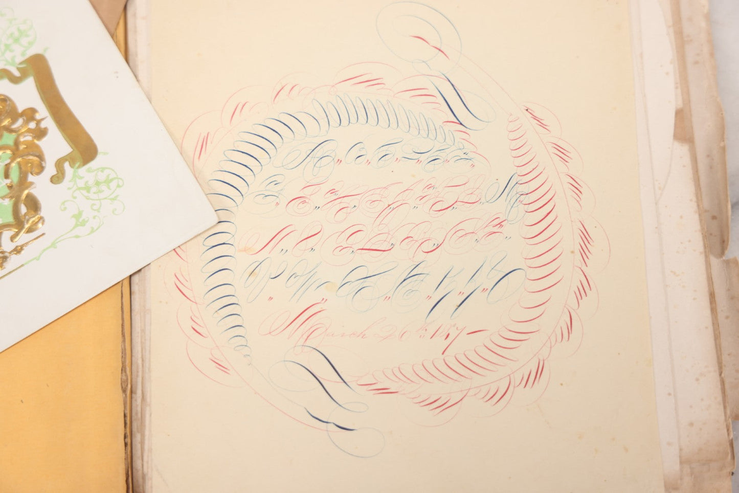 Lot 048 - Antique Salesman's Dummy Subscription Sample Book For "The Southern Rebellion," With Gilded "Specimen" Cover, Dozens Of Engravings By H. Wright Smith, Mostly Of Civil War Military Leaders, Subscriber Ledger