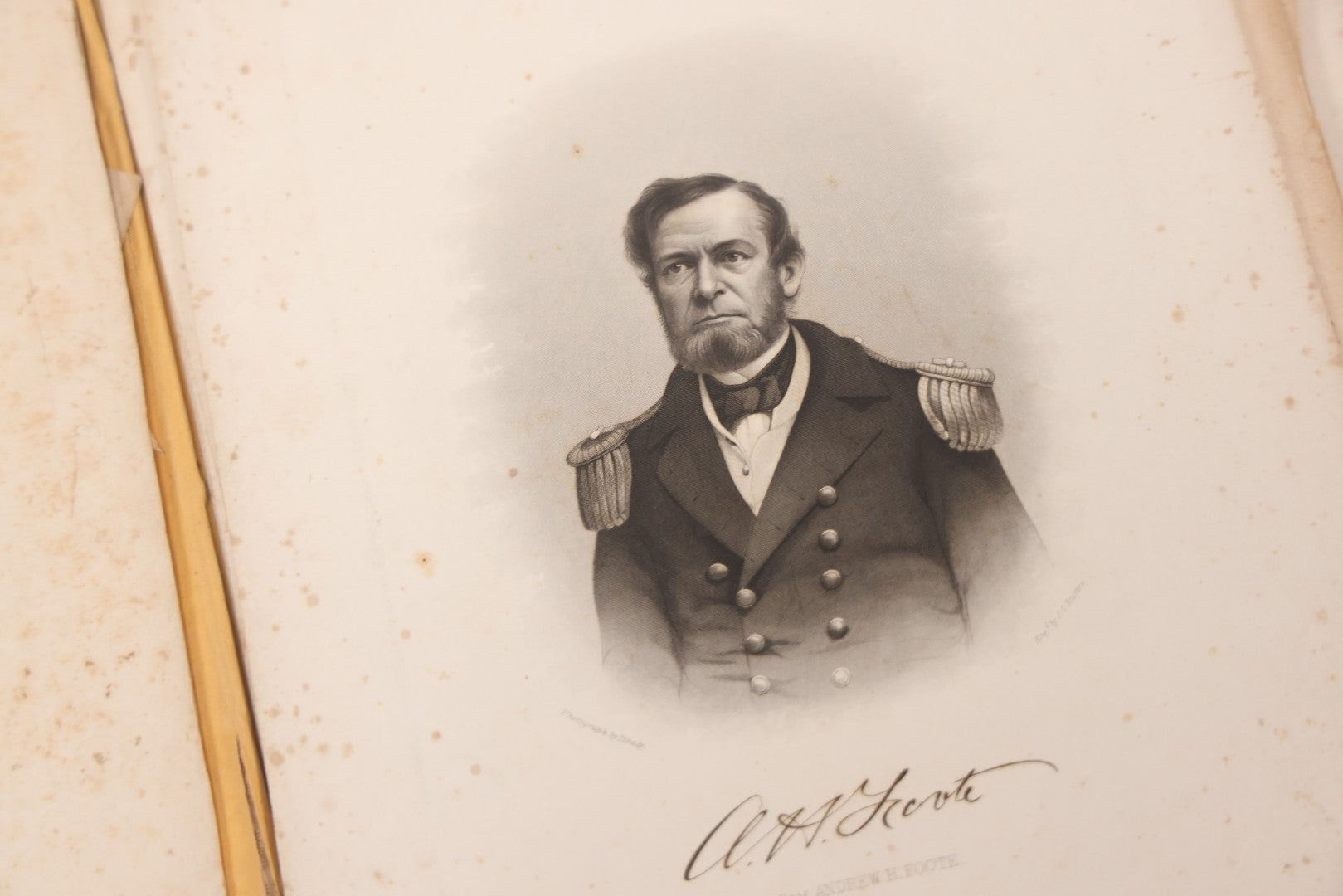 Lot 048 - Antique Salesman's Dummy Subscription Sample Book For "The Southern Rebellion," With Gilded "Specimen" Cover, Dozens Of Engravings By H. Wright Smith, Mostly Of Civil War Military Leaders, Subscriber Ledger