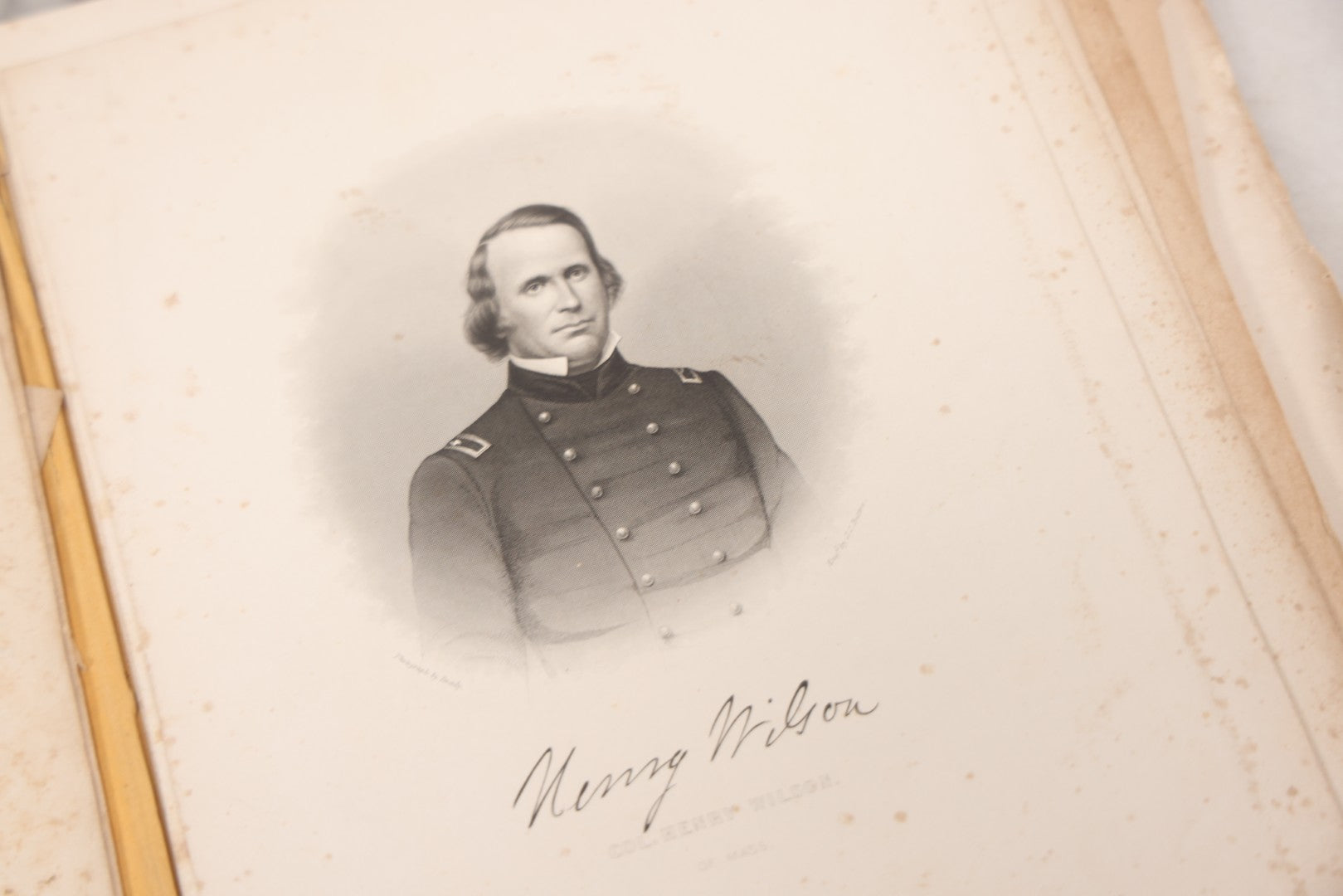 Lot 048 - Antique Salesman's Dummy Subscription Sample Book For "The Southern Rebellion," With Gilded "Specimen" Cover, Dozens Of Engravings By H. Wright Smith, Mostly Of Civil War Military Leaders, Subscriber Ledger