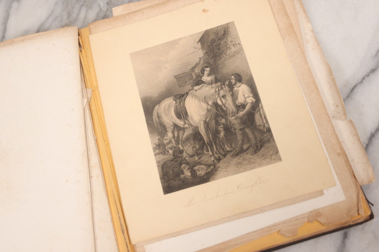Lot 048 - Antique Salesman's Dummy Subscription Sample Book For "The Southern Rebellion," With Gilded "Specimen" Cover, Dozens Of Engravings By H. Wright Smith, Mostly Of Civil War Military Leaders, Subscriber Ledger