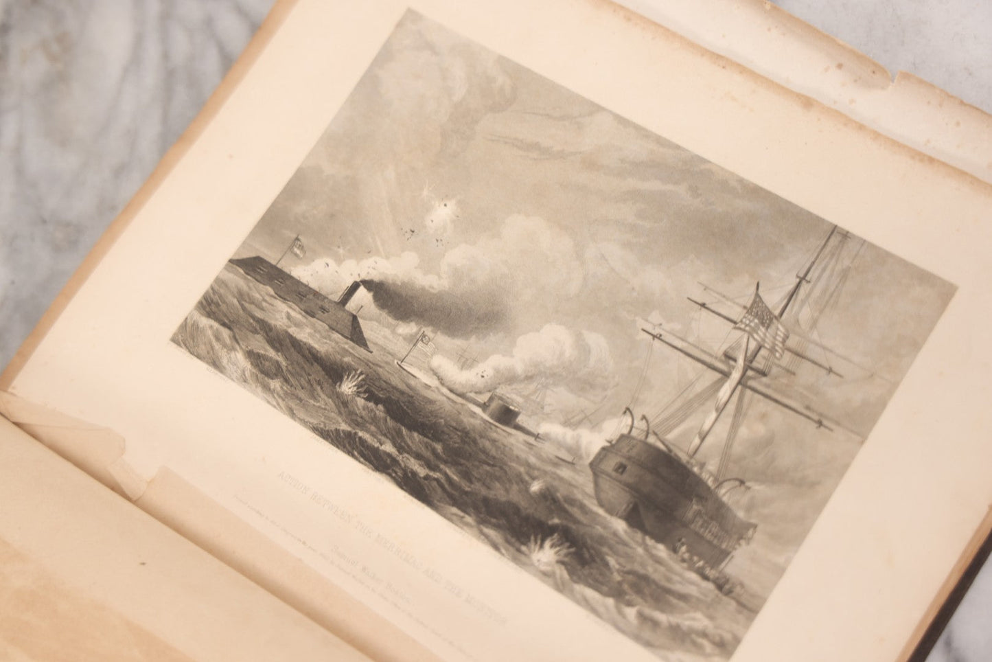 Lot 048 - Antique Salesman's Dummy Subscription Sample Book For "The Southern Rebellion," With Gilded "Specimen" Cover, Dozens Of Engravings By H. Wright Smith, Mostly Of Civil War Military Leaders, Subscriber Ledger