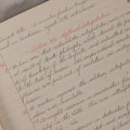 Lot 053 - Antique Student's Handwritten Notebook On Interpretations Of The Bible And Scripture, 1884, With Academic Writings On Religion, Spirituality & History, Including Allegorical, Grammatical-Historical, Dogmatic, Rationalistic & Mythical Lenses