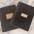 Lot 054 - Pair Of Antique Student's Handwritten Notebooks On Medieval History And American Literature, Circa 1915–1925, Including One Dated 1919 Belonging To Anne R. Drumm And Another To Francis [Illegible Surname]