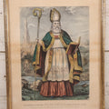 Lot 056 - Antique Hand-Colored Lithograph Of St. Patrick, Apostle Of Ireland, Published By Currier & Ives, In Antique-Style Modern Frame, 12-3/4" x 16-3/4"