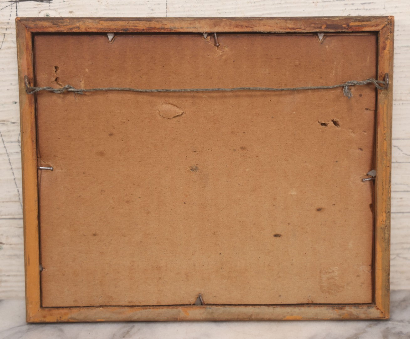 Lot 063 - Antique Framed Hand-Colored Photo Of Sheep Before Mountain Landscape, "Mt. Doublehead, Jackson, New Hampshire," Signed Phinney, 8-7/8" x 7-1/4"