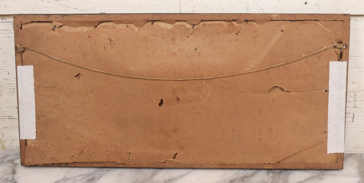 Lot 066 - Antique Eighth Grade 1921 Class Photo In Frame, George Pinkham Institute, With Latin Motto "Non Nobis Sed Aliis" ("Not For Ourselves, But For Others"), 18-3/4" x 8-3/4"