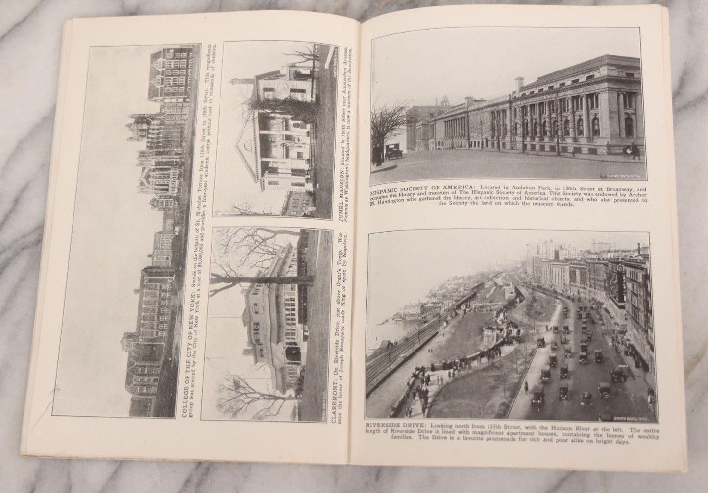 Lot 069 - Vintage "New York City Of Marvels" Tourism Booklet, With Photographs And Descriptions Showcasing 50+ Buildings And Attractions Of New York City, Published By United Postal Card Co., Brooklyn, 1929