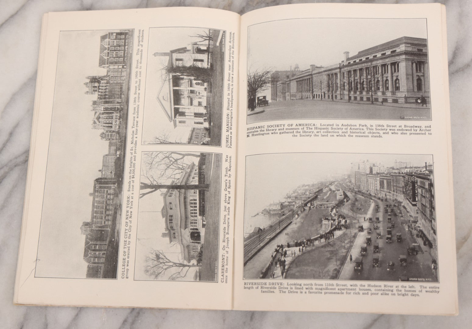 Lot 069 - Vintage "New York City Of Marvels" Tourism Booklet, With Photographs And Descriptions Showcasing 50+ Buildings And Attractions Of New York City, Published By United Postal Card Co., Brooklyn, 1929