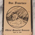 Lot 070 - Antique "San Francisco Official Memorial Souvenir 1906" Booklet With Photographs And Commemoration Of Disaster, Including Fold-Out Panorama Poster Of The City Before And After The Earthquake And Fire, Published By The Radial Co.