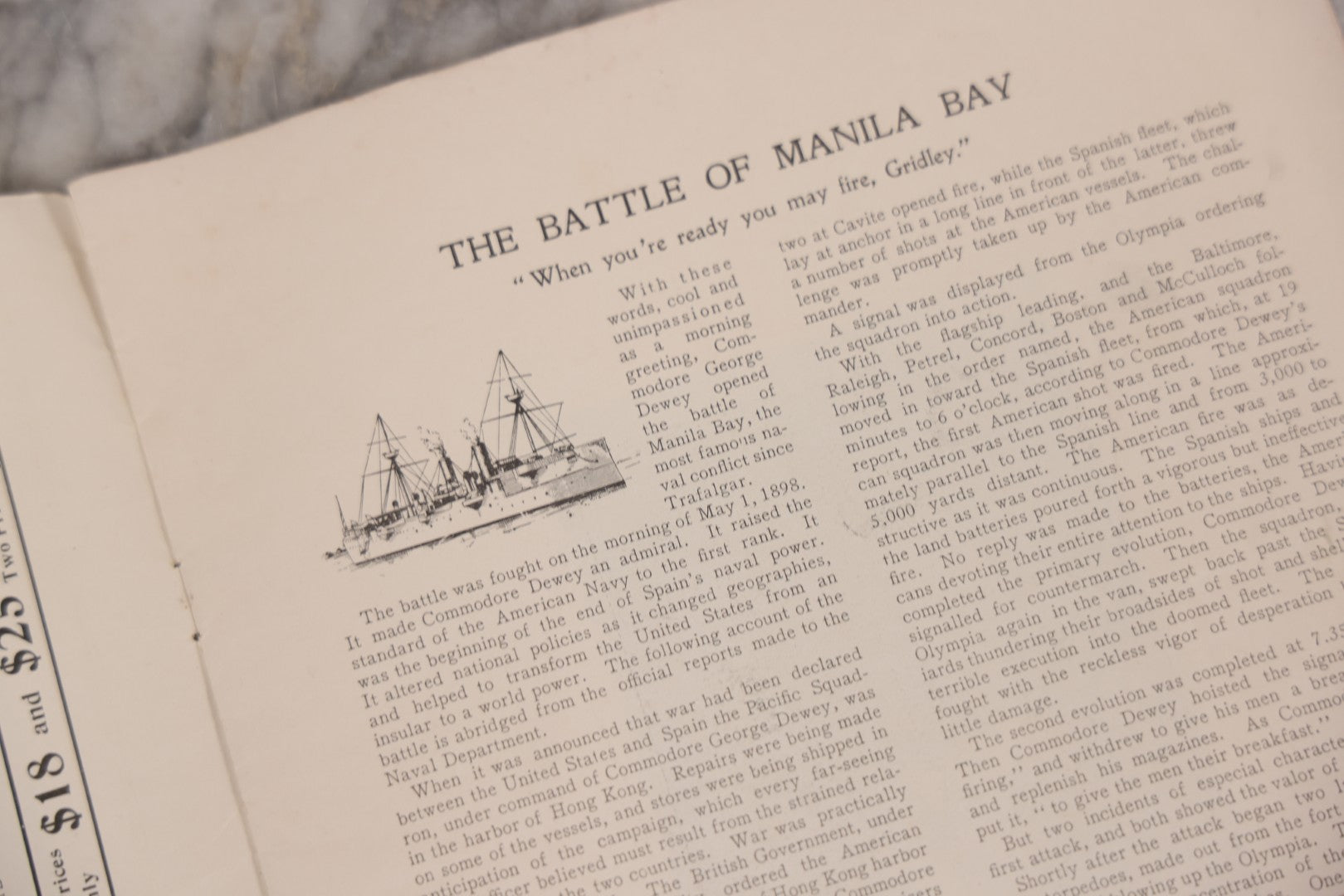 Lot 071 - "Reception To Admiral Dewey," Antique Ephemera Booklet, Boston, Massachusetts, October 13–14, 1899, Official Program And Souvenir From The Reception Committee