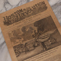 Lot 072 - "Boston In The Revolution: A Souvenir For Patriotic Americans," Antique Souvenir Newspaper Published By Rand Avery Company, Boston, Copyright 1888 By Moses King