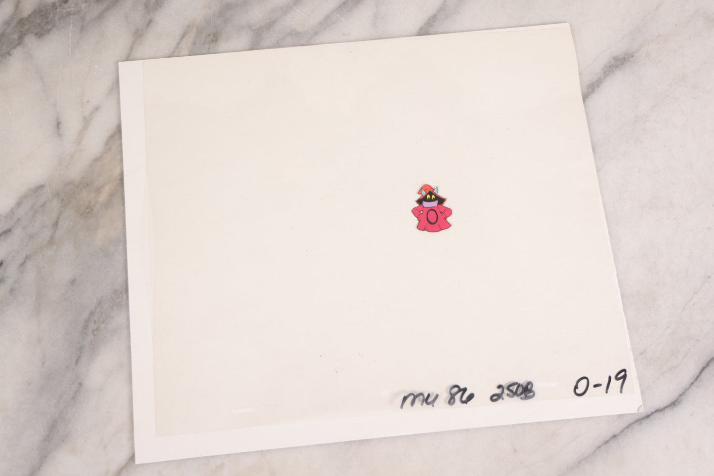 Lot 079 - Grouping Of Five Original Reverse-Painted Production Character Animation Cels On Celluloid From 1983 Cartoon "He-Man And The Masters Of The Universe," He-Man (2), Orko (2), And Teela (1)