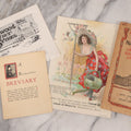 Lot 085 - Grouping Of Four Antique Ephemera Items Including "The Lockwood Art School" Newsletter, Kalamazoo, Michigan, A Bookseller's Breviary Booklet, Cream Of Wheat Advertisement, And "Bliss Native Herbs" 1916 Almanac