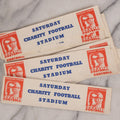 Lot 090 - Grouping Of 20+ Vintage Saturday Charity Football Stadium Tickets, November 29