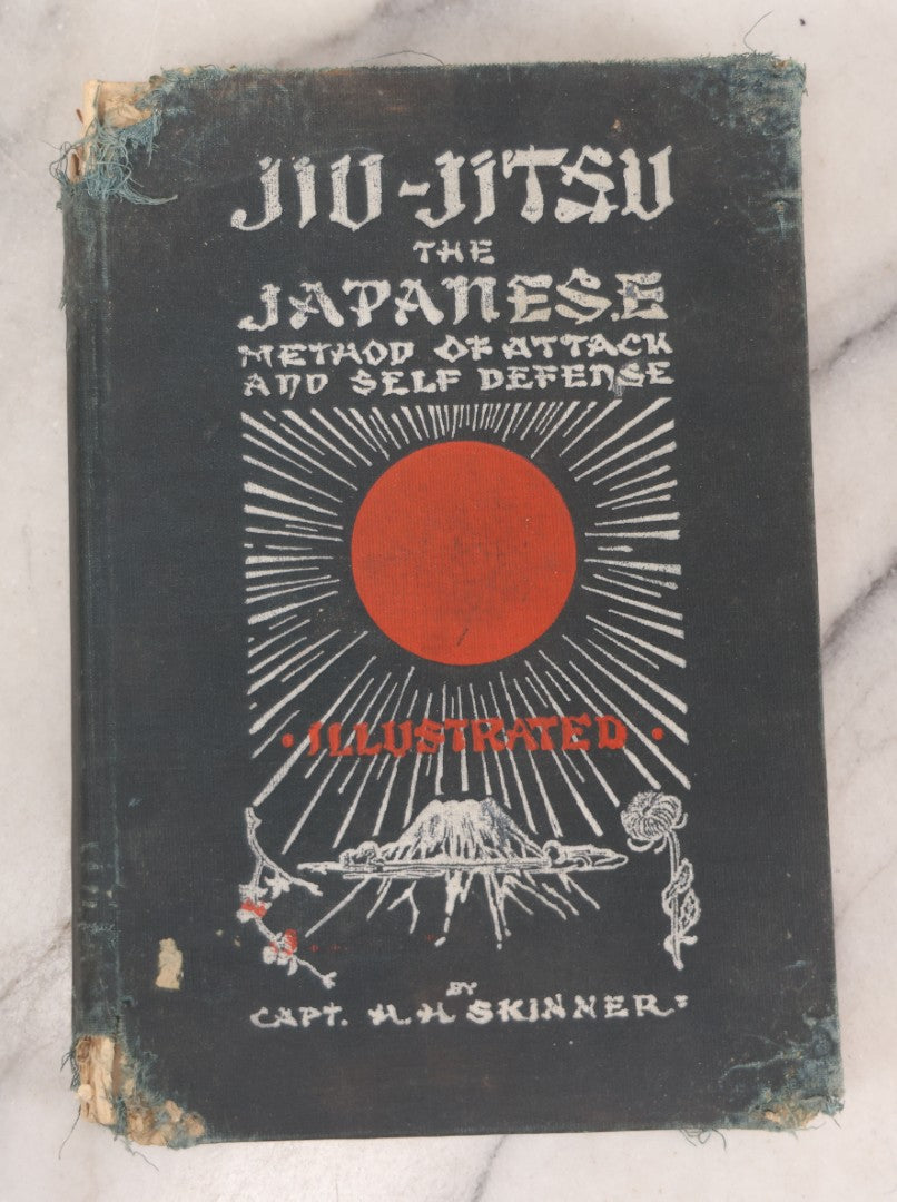 Lot 106 - "Jiu-Jitsu And Japanese Method Of Attack And Self Defense" Antique Illustrated Martial Arts Instruction Book By Captain H.H. Skinner, With Many Photograph Plates Demonstrating Positions, Note Poor Condition