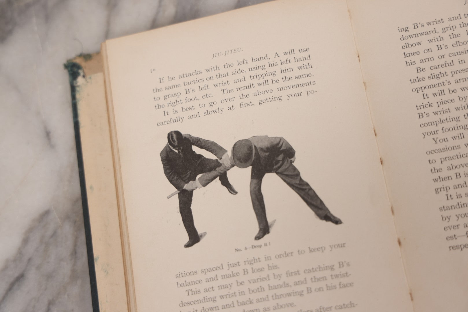 Lot 106 - "Jiu-Jitsu And Japanese Method Of Attack And Self Defense" Antique Illustrated Martial Arts Instruction Book By Captain H.H. Skinner, With Many Photograph Plates Demonstrating Positions, Note Poor Condition