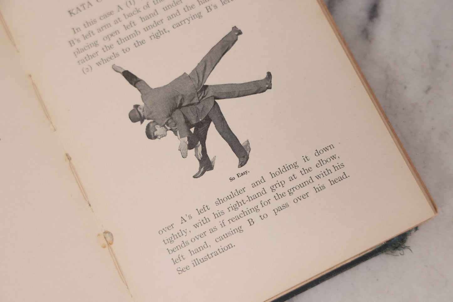Lot 106 - "Jiu-Jitsu And Japanese Method Of Attack And Self Defense" Antique Illustrated Martial Arts Instruction Book By Captain H.H. Skinner, With Many Photograph Plates Demonstrating Positions, Note Poor Condition