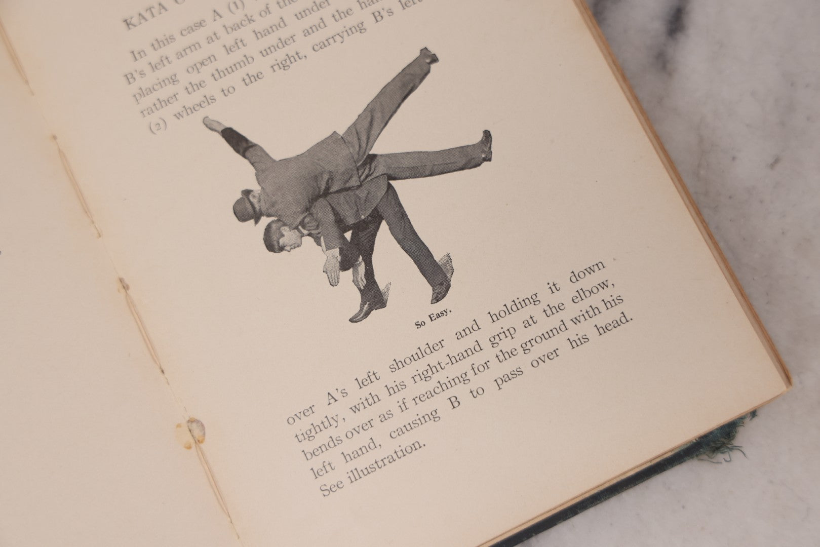 Lot 106 - "Jiu-Jitsu And Japanese Method Of Attack And Self Defense" Antique Illustrated Martial Arts Instruction Book By Captain H.H. Skinner, With Many Photograph Plates Demonstrating Positions, Note Poor Condition