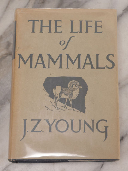 Lot 111 - "The Life Of Mammals" Vintage Illustrated Biology Book By J.Z. Young, Published By Oxford University Press, New York, 1957