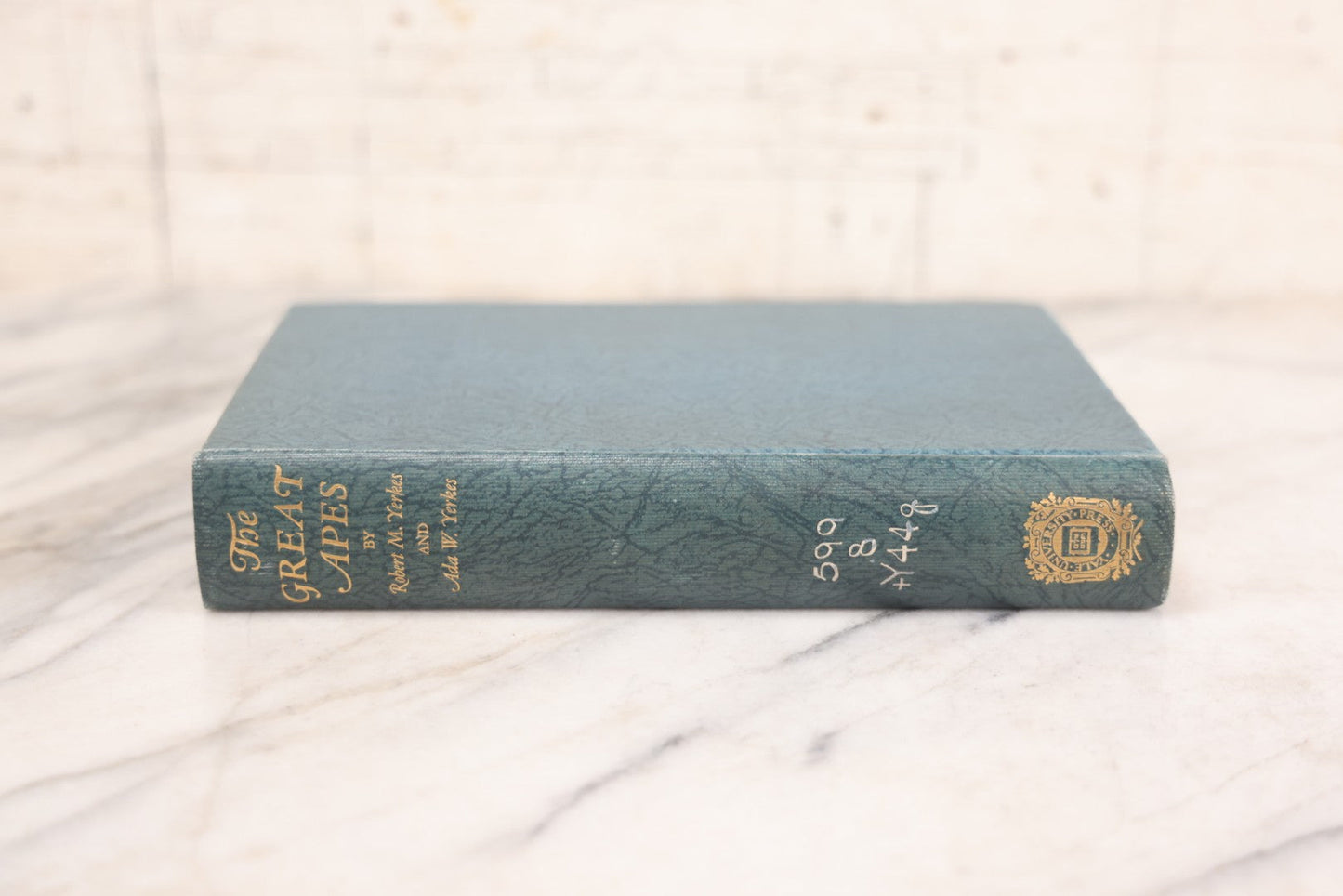 Lot 112 - "The Great Apes: A Study Of Anthropoid Life" Antique Psychobiology Book By Robert M. Yerkes And Ada W. Yerkes With 172 Illustrations, Ex-Library Copy, Published By Yale University Press, New Haven, 1929