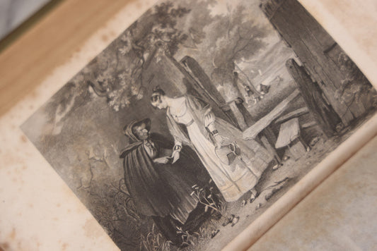 Lot 118 - "Godey's Lady's Book And Ladies American Magazine" Antique Compendium Book, Vol. XXIV, January–June 1842, Antique Book With Engravings, Published By Louis A. Godey, Publisher's Hall, Philadelphia