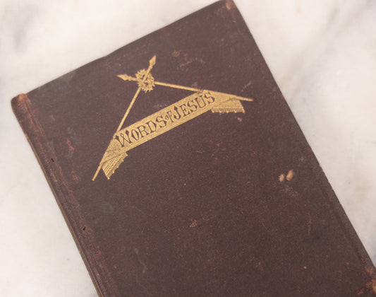 Lot 121 - "The Words Of Jesus," Antique Religious Devotional Book, Published By Henry A. Young & Co., Boston, 1868