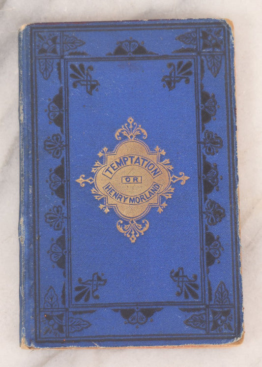Lot 124 - "Temptation; Or, Henry Morland," Antique Book By Mary Russell Mitford With Hand-Colored Frontispiece Engraving, Published By Frederick Warne And Co., London, Circa Late 19th Century