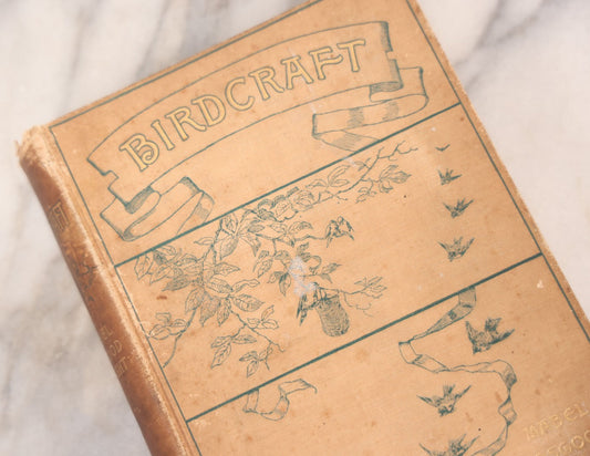 Lot 126 - "Birdcraft: A Field Book Of Two Hundred Song, Game, And Water Birds," Antique Book By Mabel Osgood Wright With 128 Color Plates And Other Illustrations, Published By Macmillan And Co., New York, 1895