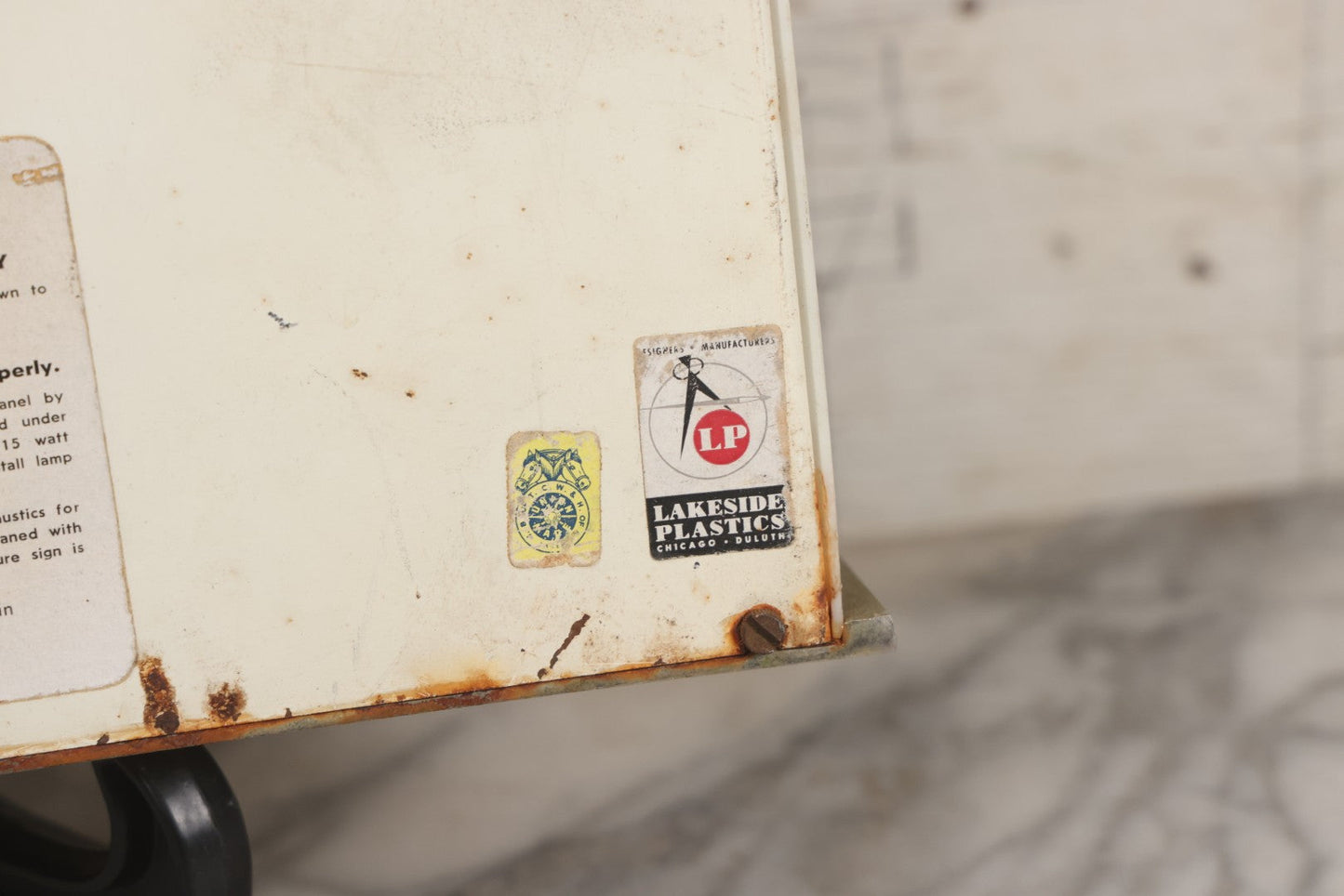 Lot 012 - Vintage 1957 Miller Brewing Co. Light Up Bar Back Advertising Clock With Fluorescent Lamp, "Enjoy Yourself, It's Later Than You Think," Missing Miller Badge