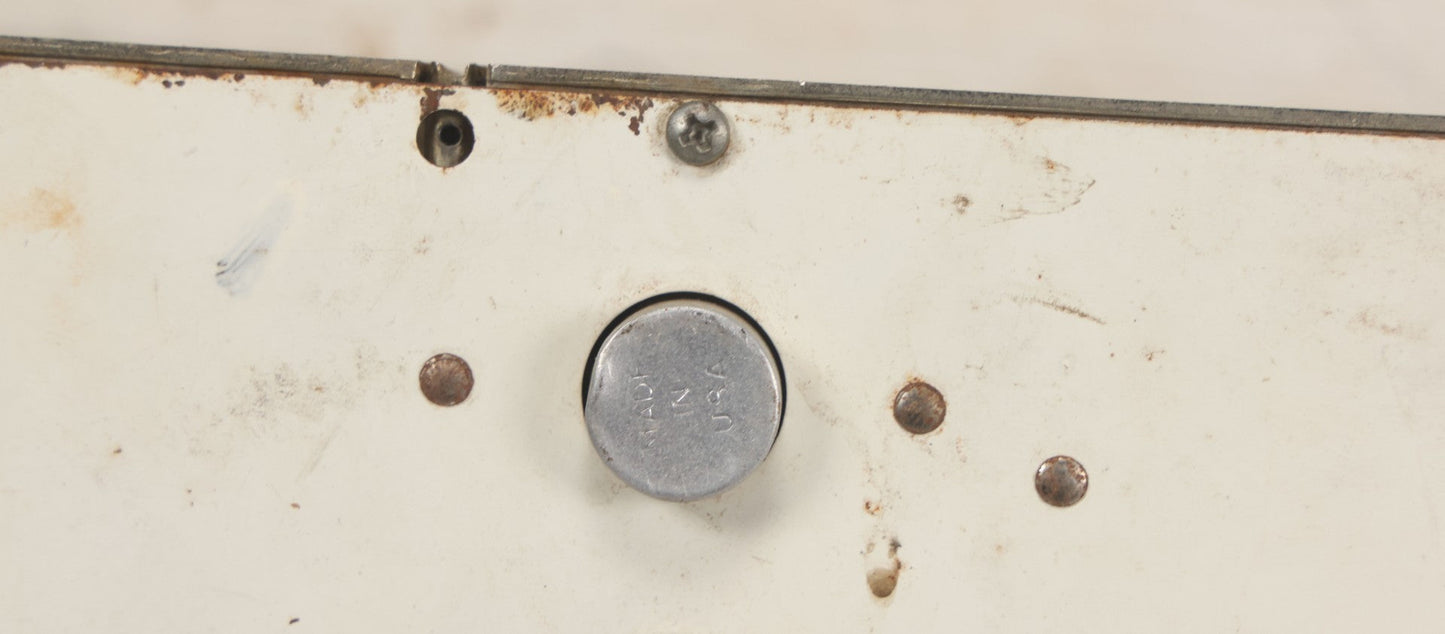 Lot 012 - Vintage 1957 Miller Brewing Co. Light Up Bar Back Advertising Clock With Fluorescent Lamp, "Enjoy Yourself, It's Later Than You Think," Missing Miller Badge