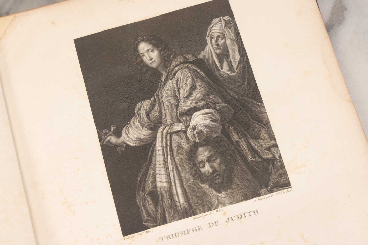 Lot 043 - Antique Oversized Art Book “Tableaux, Statues, Bas-Reliefs Et Camées De La Galerie De Florence Et Du Palais Pitti” (Paintings, Statues, Bas-Reliefs And Cameos From The Gallery Of Florence And The Pitti Palace), Published By Lacombe, Paris, 1789