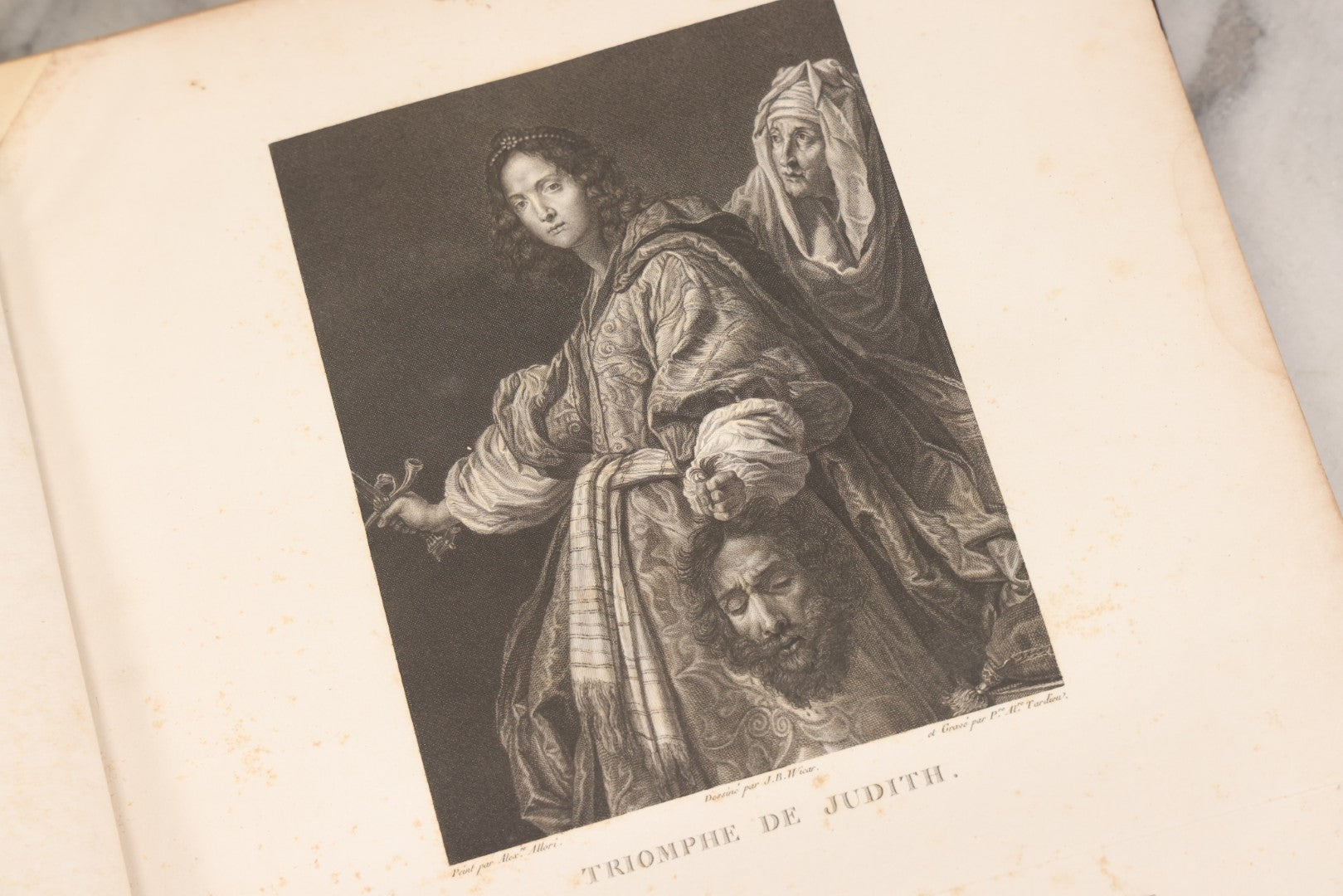 Lot 043 - Antique Oversized Art Book “Tableaux, Statues, Bas-Reliefs Et Camées De La Galerie De Florence Et Du Palais Pitti” (Paintings, Statues, Bas-Reliefs And Cameos From The Gallery Of Florence And The Pitti Palace), Published By Lacombe, Paris, 1789
