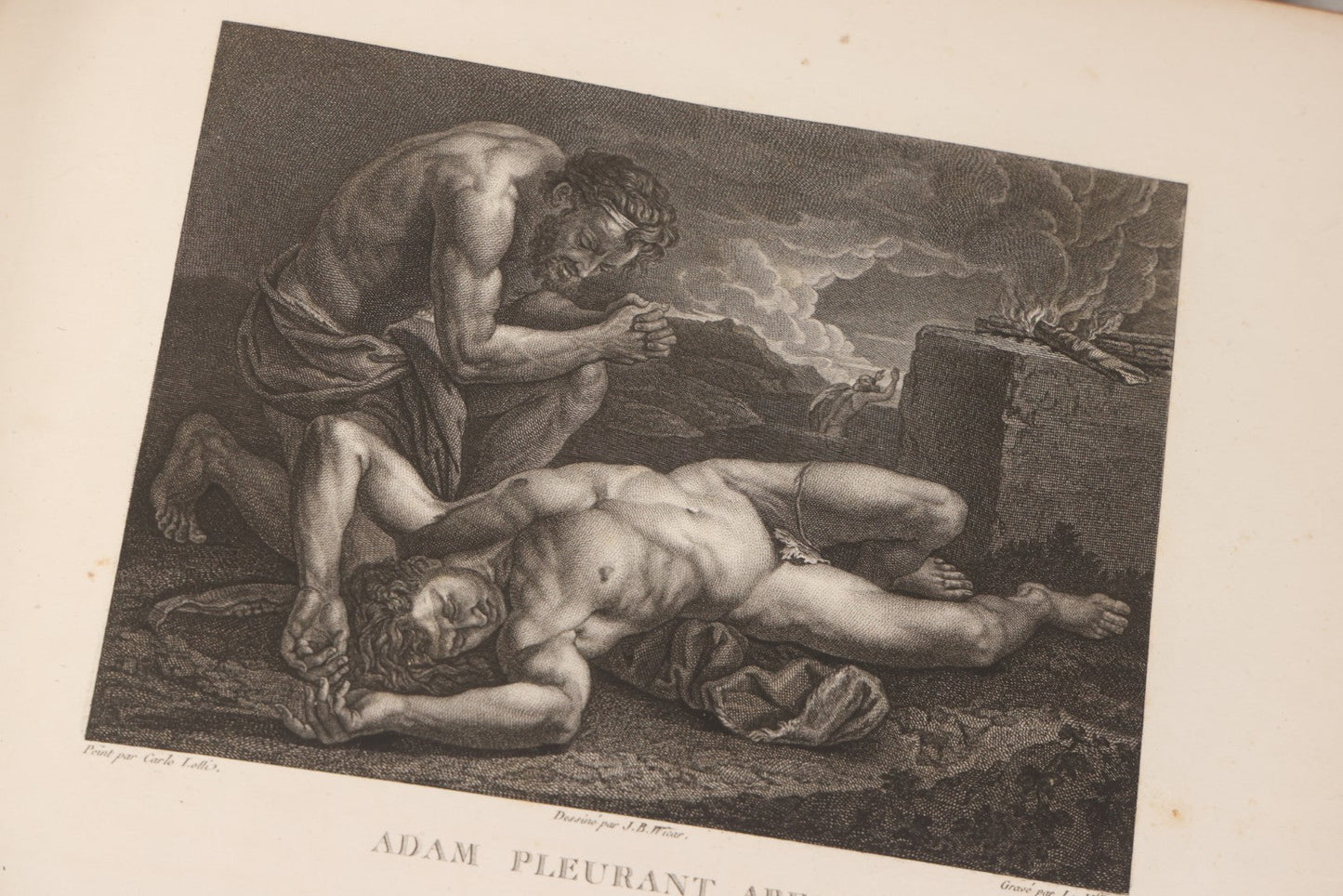 Lot 043 - Antique Oversized Art Book “Tableaux, Statues, Bas-Reliefs Et Camées De La Galerie De Florence Et Du Palais Pitti” (Paintings, Statues, Bas-Reliefs And Cameos From The Gallery Of Florence And The Pitti Palace), Published By Lacombe, Paris, 1789