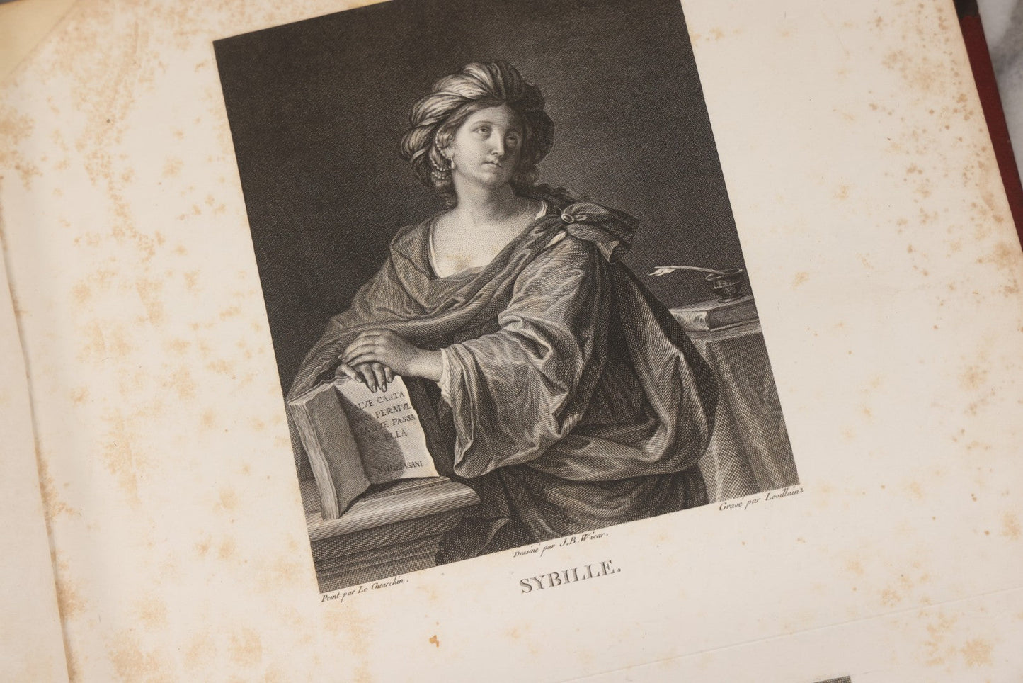 Lot 043 - Antique Oversized Art Book “Tableaux, Statues, Bas-Reliefs Et Camées De La Galerie De Florence Et Du Palais Pitti” (Paintings, Statues, Bas-Reliefs And Cameos From The Gallery Of Florence And The Pitti Palace), Published By Lacombe, Paris, 1789