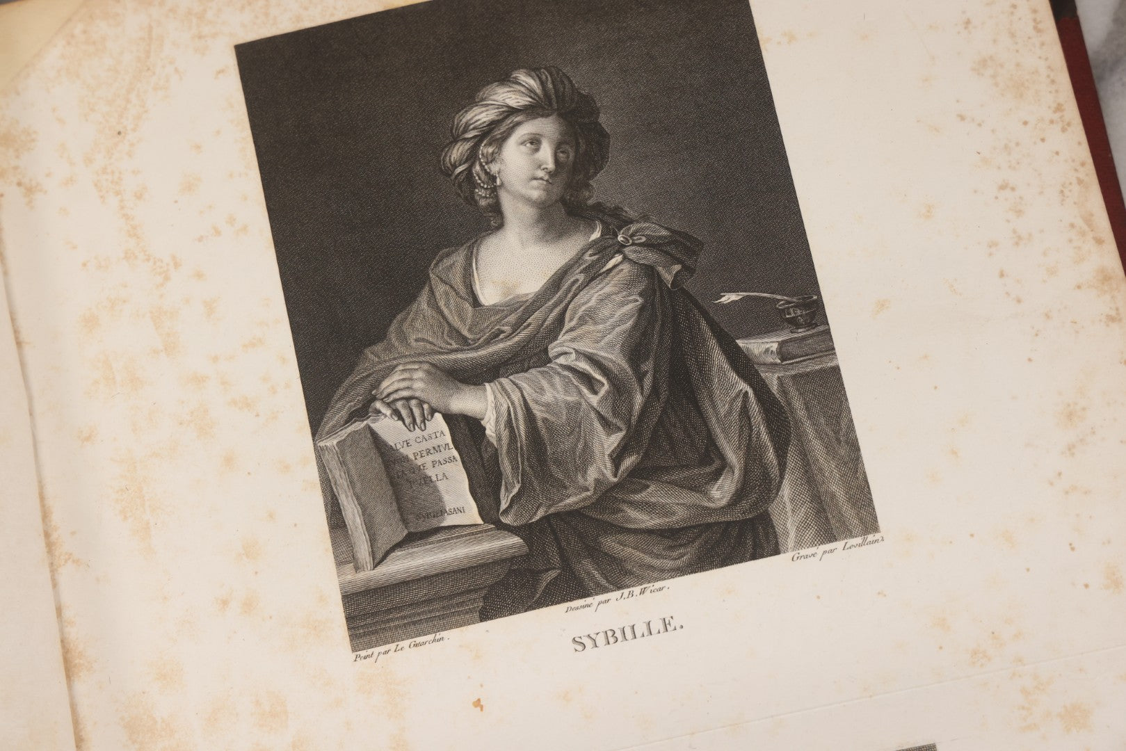 Lot 043 - Antique Oversized Art Book “Tableaux, Statues, Bas-Reliefs Et Camées De La Galerie De Florence Et Du Palais Pitti” (Paintings, Statues, Bas-Reliefs And Cameos From The Gallery Of Florence And The Pitti Palace), Published By Lacombe, Paris, 1789