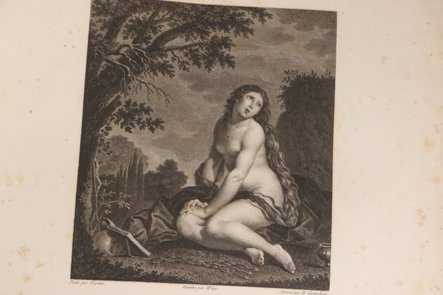 Lot 043 - Antique Oversized Art Book “Tableaux, Statues, Bas-Reliefs Et Camées De La Galerie De Florence Et Du Palais Pitti” (Paintings, Statues, Bas-Reliefs And Cameos From The Gallery Of Florence And The Pitti Palace), Published By Lacombe, Paris, 1789