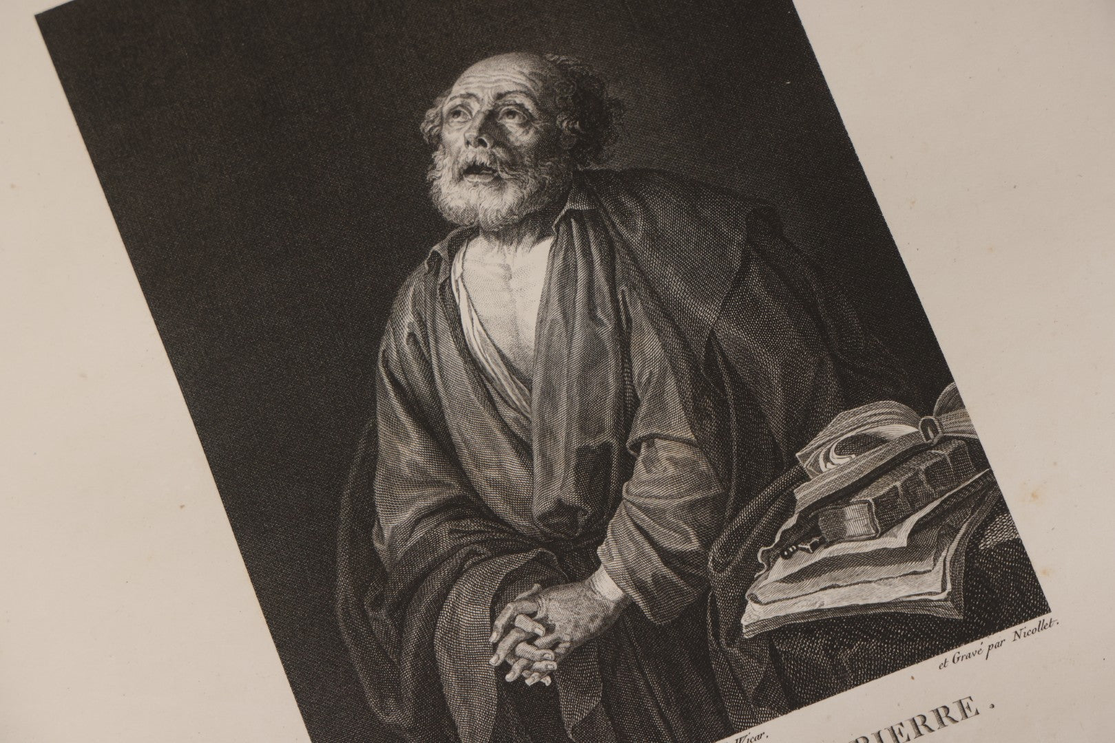 Lot 043 - Antique Oversized Art Book “Tableaux, Statues, Bas-Reliefs Et Camées De La Galerie De Florence Et Du Palais Pitti” (Paintings, Statues, Bas-Reliefs And Cameos From The Gallery Of Florence And The Pitti Palace), Published By Lacombe, Paris, 1789