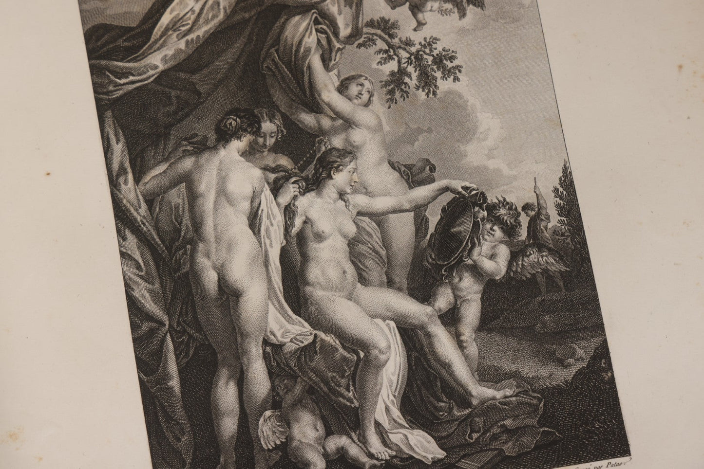 Lot 043 - Antique Oversized Art Book “Tableaux, Statues, Bas-Reliefs Et Camées De La Galerie De Florence Et Du Palais Pitti” (Paintings, Statues, Bas-Reliefs And Cameos From The Gallery Of Florence And The Pitti Palace), Published By Lacombe, Paris, 1789