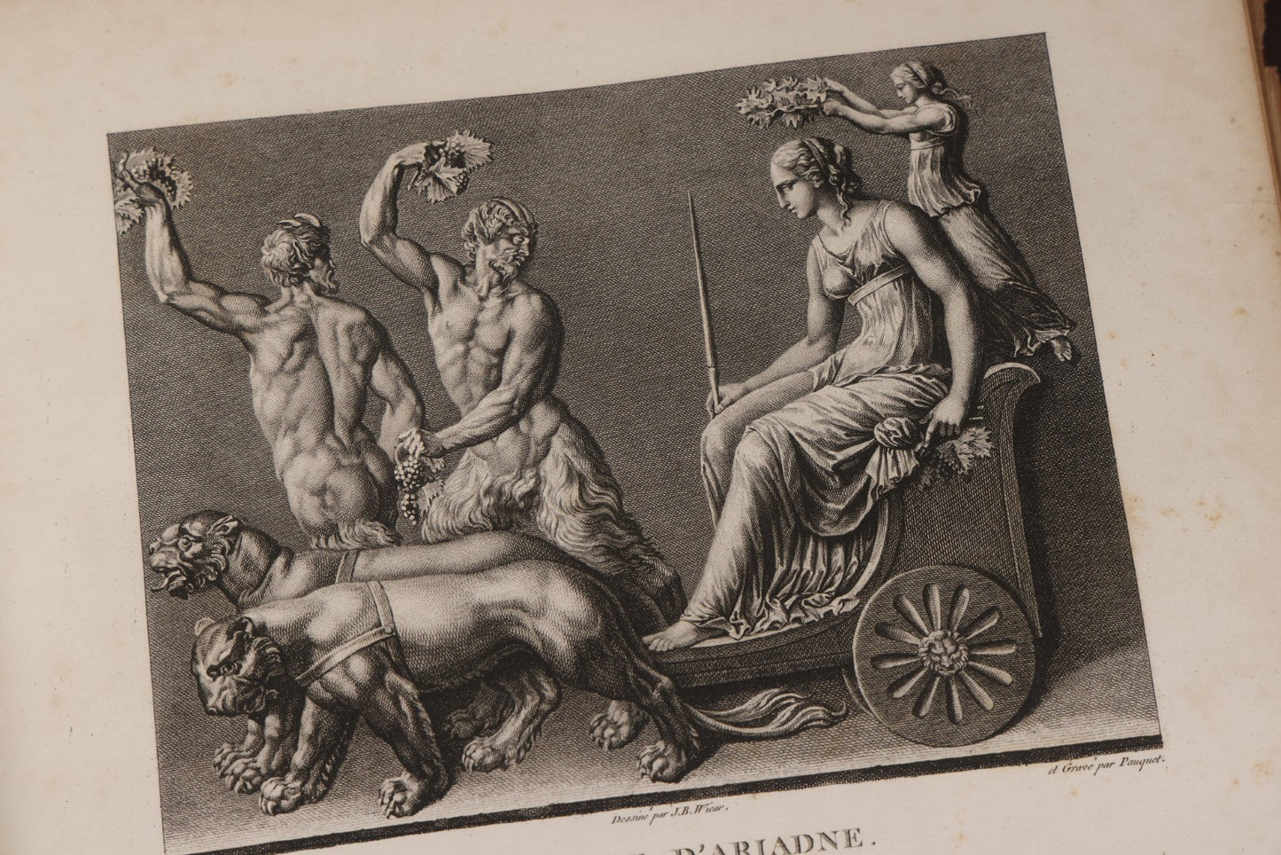Lot 043 - Antique Oversized Art Book “Tableaux, Statues, Bas-Reliefs Et Camées De La Galerie De Florence Et Du Palais Pitti” (Paintings, Statues, Bas-Reliefs And Cameos From The Gallery Of Florence And The Pitti Palace), Published By Lacombe, Paris, 1789