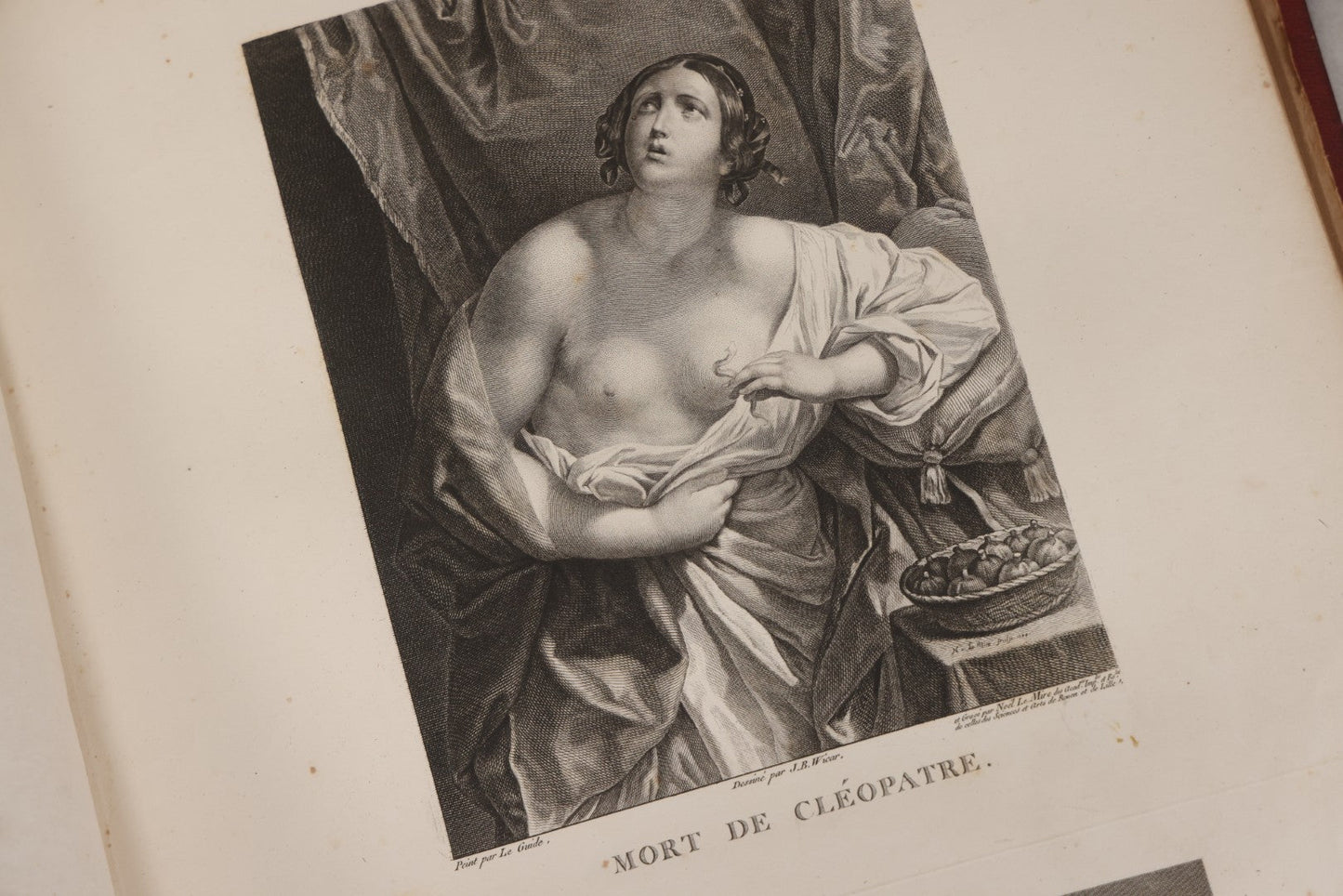 Lot 043 - Antique Oversized Art Book “Tableaux, Statues, Bas-Reliefs Et Camées De La Galerie De Florence Et Du Palais Pitti” (Paintings, Statues, Bas-Reliefs And Cameos From The Gallery Of Florence And The Pitti Palace), Published By Lacombe, Paris, 1789