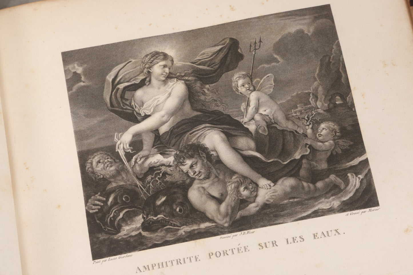 Lot 043 - Antique Oversized Art Book “Tableaux, Statues, Bas-Reliefs Et Camées De La Galerie De Florence Et Du Palais Pitti” (Paintings, Statues, Bas-Reliefs And Cameos From The Gallery Of Florence And The Pitti Palace), Published By Lacombe, Paris, 1789