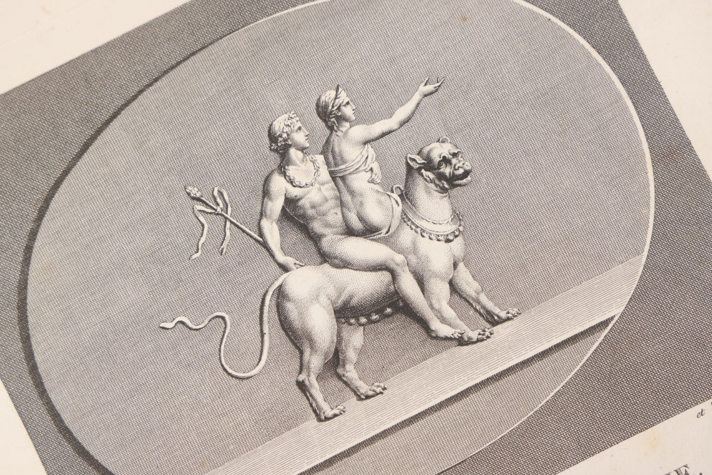 Lot 043 - Antique Oversized Art Book “Tableaux, Statues, Bas-Reliefs Et Camées De La Galerie De Florence Et Du Palais Pitti” (Paintings, Statues, Bas-Reliefs And Cameos From The Gallery Of Florence And The Pitti Palace), Published By Lacombe, Paris, 1789