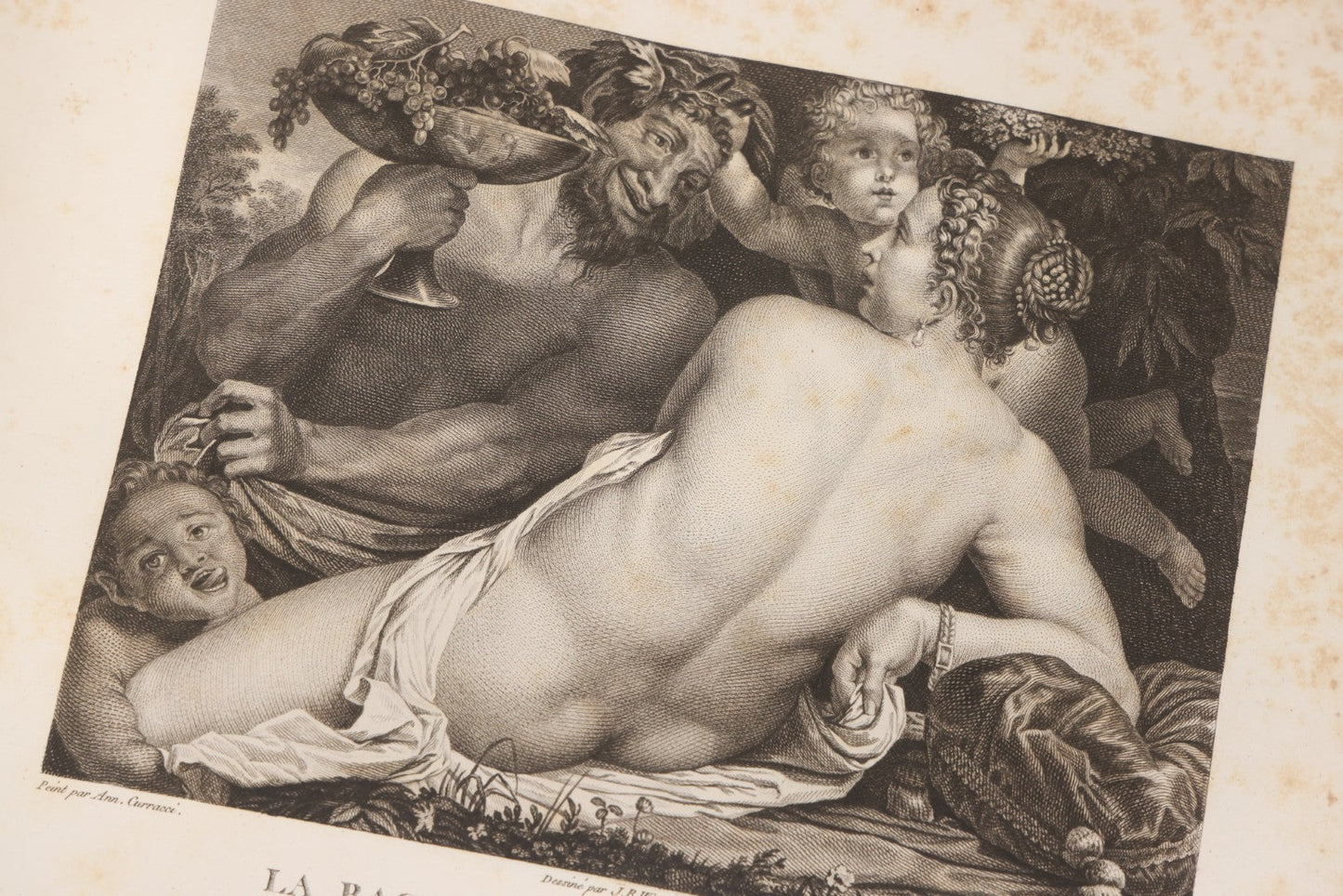 Lot 043 - Antique Oversized Art Book “Tableaux, Statues, Bas-Reliefs Et Camées De La Galerie De Florence Et Du Palais Pitti” (Paintings, Statues, Bas-Reliefs And Cameos From The Gallery Of Florence And The Pitti Palace), Published By Lacombe, Paris, 1789